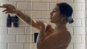 Showering at the gym