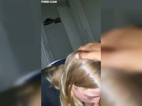 pretty chick swallows every drop