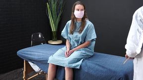 woman with orgasm problems gets  treatment  with finger, vibrator and  just the tip  full orgasm red version