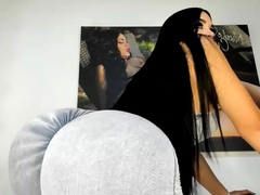 Beautiful brunette in sexy solo fingering masturbation 4 wmv