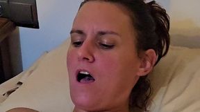 Courgette dives into her wet slit