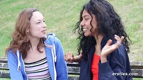Caroline X Abbygale Lesbian Outdoor Fun