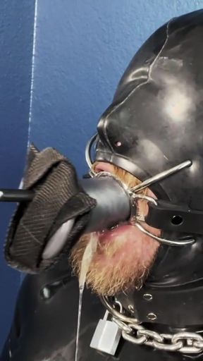 Object Training : Throat Fucking the slave   Clip 1