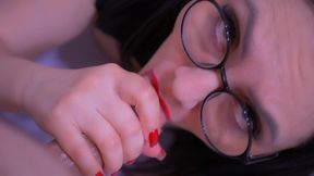 lecherous milf pegging her male s and gets cum.