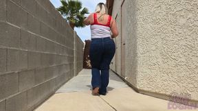 BBW Runway Catwalk with Heavy Hip Sway - Multiple Outfits Riley Struts Her Stuff
