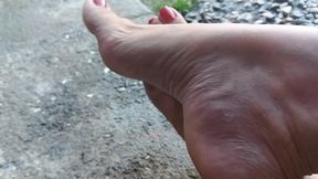 Delicious pronounced arches on the feet of a true goddess (3)