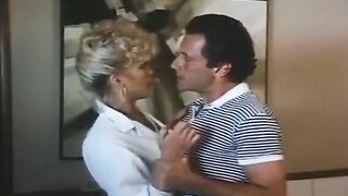 Amber Lynn, John Leslie in amazing retro sex video with John Leslie