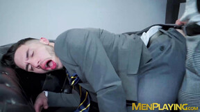 ”Horny Allen King ripped the pants of hot Luciano & fucks him hard”