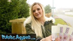 ”Blonde's Tight Snatch Slammed”