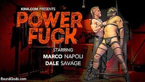 Power Fuck: Hot Leather Men Inflict Muscle Domination & Intense Pain - KinkMen