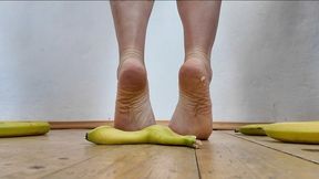 STOMPING on your dick using banana aV