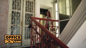 Office temptress Luna Thurmann snatches fucked hard