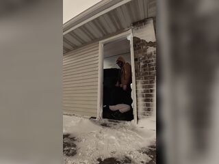 Showing Off for the Neighbors Outdoors