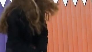 SnowBunnyLesbians- Old Man's Daughters Share Hot Sex in Public Park