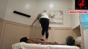 MASSAGE PARLOUR HARD COCK N BALL TRAMPLE 2