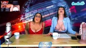 Camsoda Two Big Titted Hot MILFS Have Multiple Orgasms On Sybian