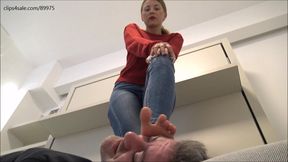 GABRIELLA - I love to kick your face while you lick my feet 3 - **** Face kicking and foot domination