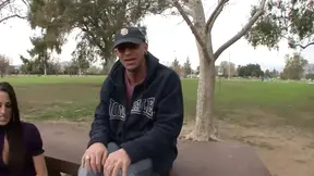 Busty milf enjoys getting fucked in front of her husband