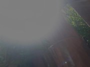 Wanking in my garden