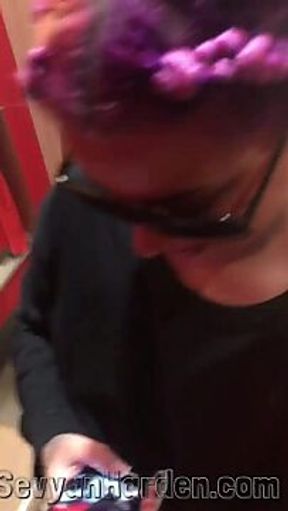 Caught a Big Booty Latina in Target Dressing Room