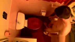 Gay men video piss cum lab Unloading In The Toilet Bowl