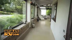 Busty Sata Jones and Angelika Grays gang up on his pecker in hot trio action