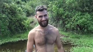 The cameraman joins the action before leaving them alone
