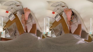 DDFNetwork VR - Coco De Mal 180 POV VR Footjob Fuck
