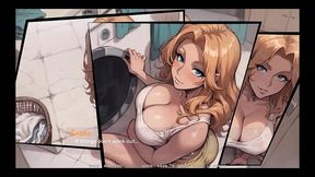 my new girlfriend [ taboo hentai game ] ep.39 naughty laundry fantasy with step mom !