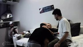 German Arab Bareback with Black Apprentice (actioncam)