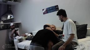 German Arab Bareback with Black Apprentice (actioncam)