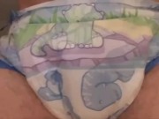 Soaking my diaper!