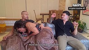 Amateur threeway with black latina MILF Carla Morelli in the hottest XXX!