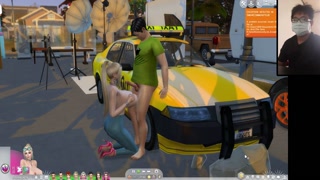 The Sims 4:Outdoor sports car passion sex