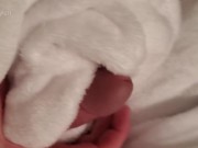 Fucking a soft blanket makes me cum