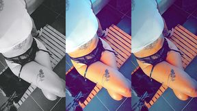 « le porte-jarretelles ne retient rien... sauf peut-etre ton regard. »