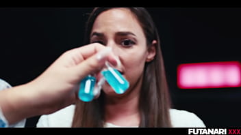 2 Shemales Dp Fucks Girl Threesome - Hardcore Amirah Adara Anal Squirting &amp_ Bukkake