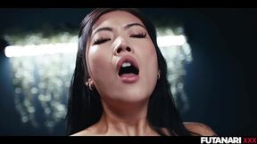 2 Shemales Dp Fucks Girl Threesome - Hardcore Amirah Adara Anal Squirting &amp_ Bukkake