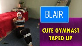 Blair in: Cute Gymnast Taped Up