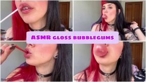 ASMR gloss bubblegums