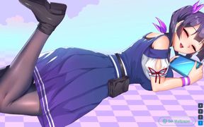 Live Waifu Wallpaper - Part 11 - College Girl with Big Boobs Fucked Hard by Loveskysan