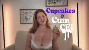 CUPCAKES AND CUM CEI 2025- Femdom POV JOI CEI By Miss Honey with Cum Eating Instructions, Cum Countdown, Goddess Worship and Submissive Tasks
