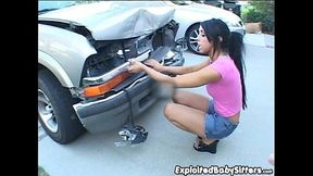 Cody Lane wrecks boss'_s car