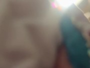 interrupted her phone call with head and dick