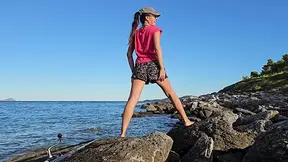 Natural girl Public Hot fishing # Piss my lure n panties off for better bite #Seen n catched on 3:55