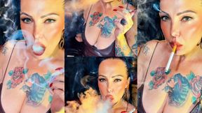 Intense cough - Darkside - Beautiful on the outside, rotten on the inside - Marlboro Black 100 (4K)