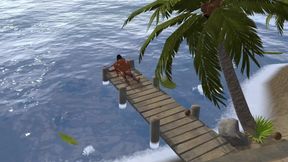 Sex on a Dock in a Caribbean Beach 3D Porn