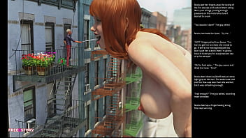 Big Apple Small Gesture Episode 17 - 3D Comics. 3D Cartoon Sex