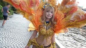Wild beauties with big asses picked up at Samba
