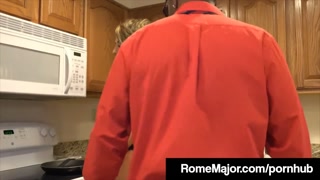 Hot White Chick Richelle Ryan Gets Plowed by BBC Rome Major!